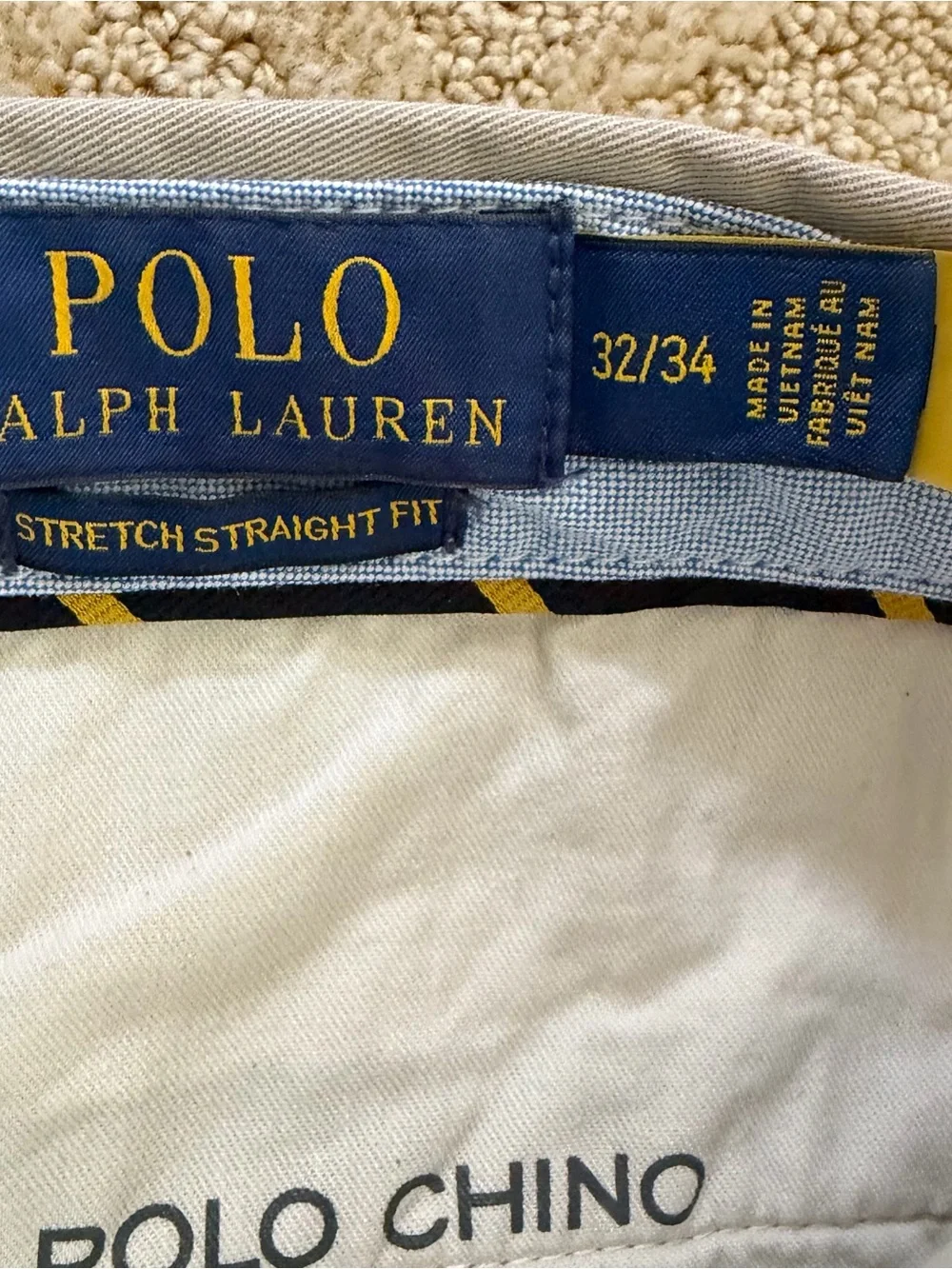 Polo by Ralph Lauren Light Gray Men’s Chino Pants